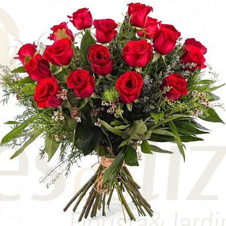 Picture of Bouquet of  18 Red Roses