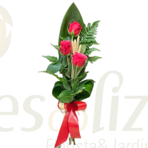 Imagem de 3 Rosas Vermelhas - São Valentim