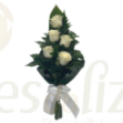 Imagem de 5 Rosas Brancas